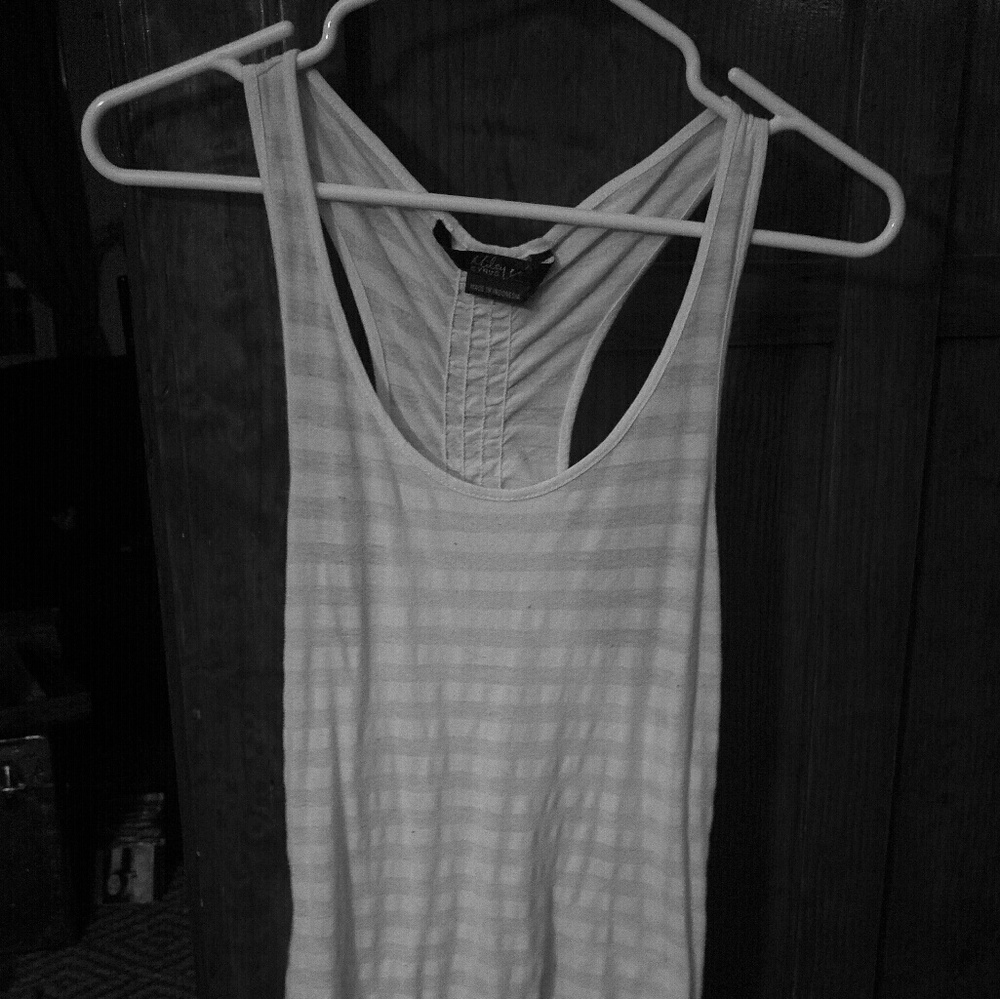 Miley Cyrus white tank